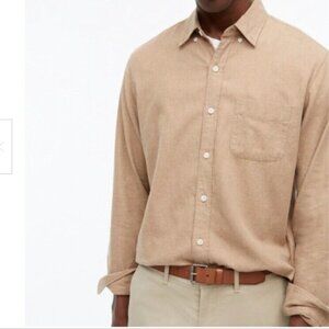 J. Crew Factory Solid brushed twill shirt